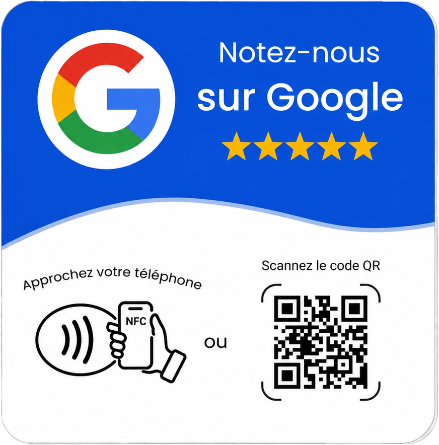 Deuxième modèle de plaque NFC